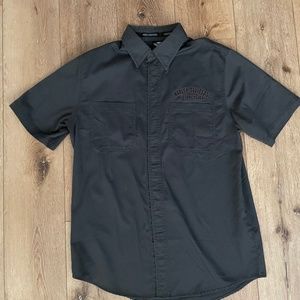 Harley Davidson Short Sleeve Button-down